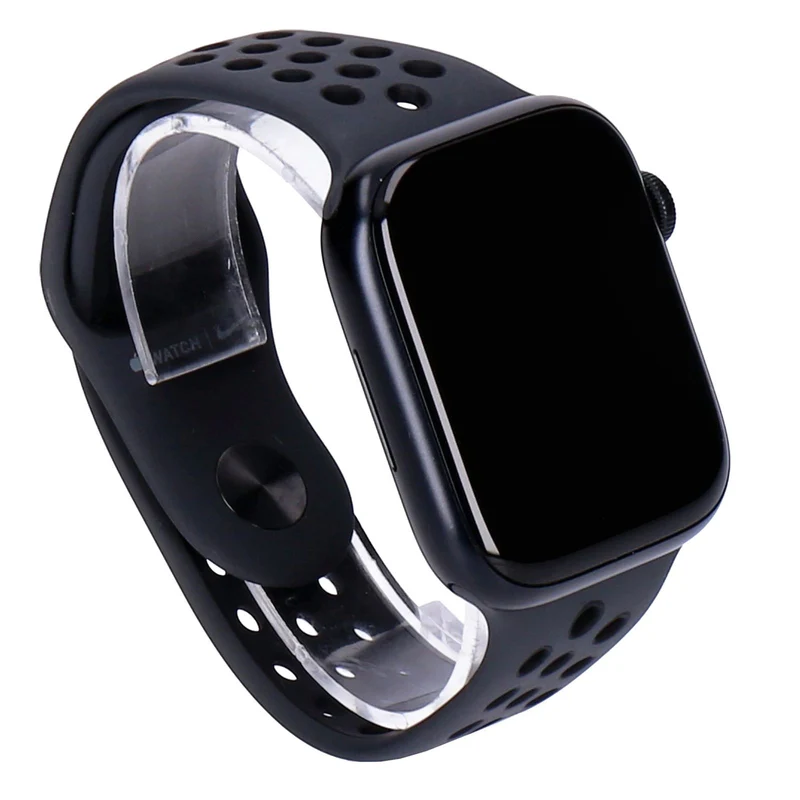 Apple Watch Series 7 Nike 45mm GPS Mitternacht Sportarmband anthrazit/schwarz