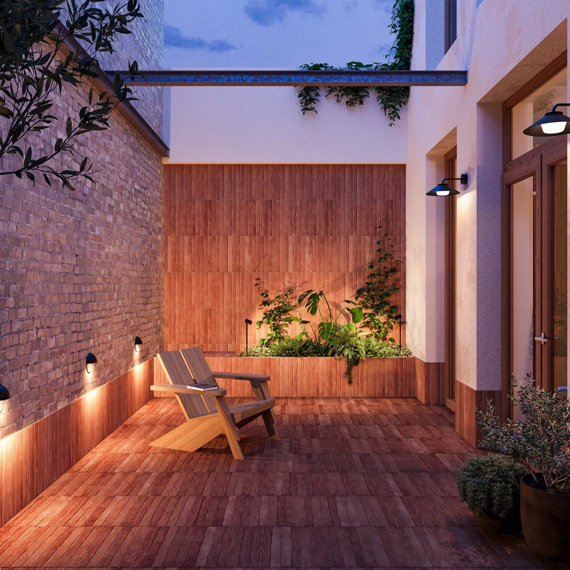 Wever & Ducré Pavio IP65 Outdoor Wall Lamp