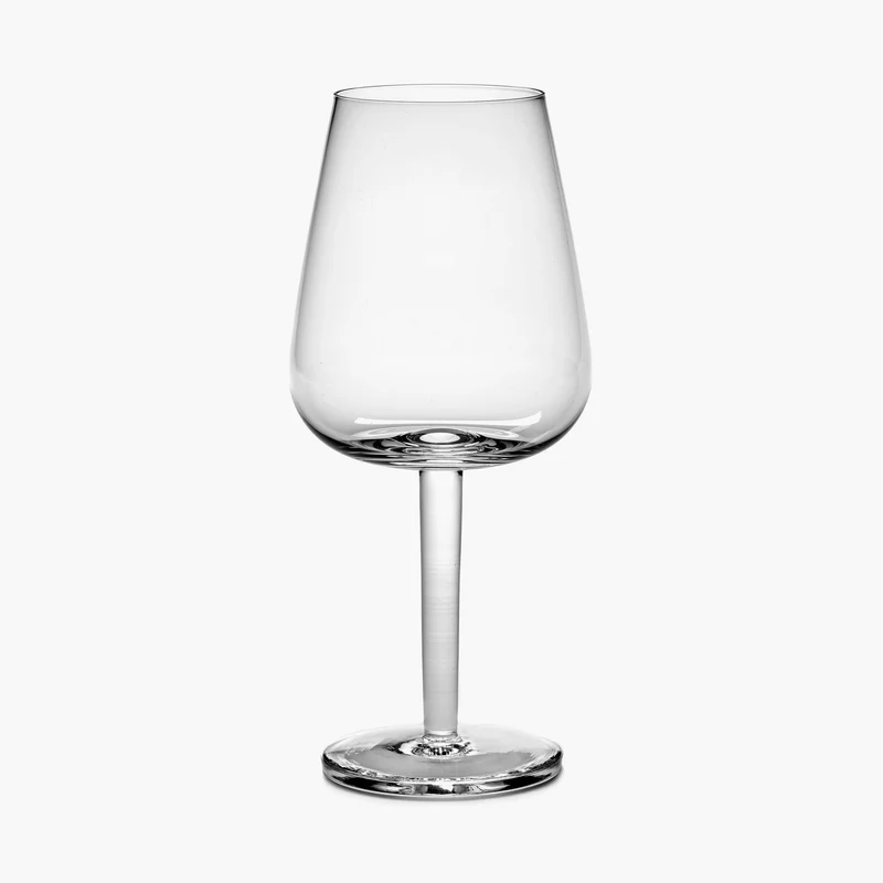Serax Base White Wine Glass Curved
