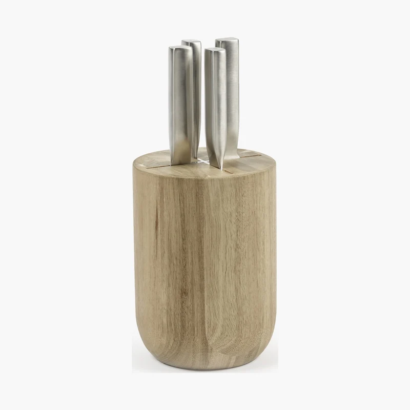 Serax Base Knife Set with Block - 4 Pieces