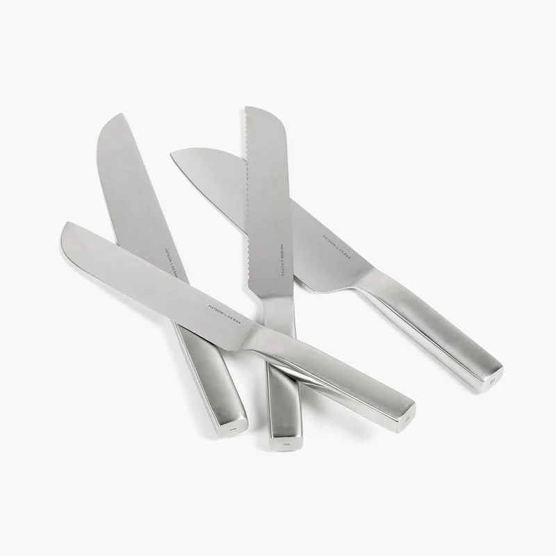 Serax Base Knife Set with Block - 4 Pieces