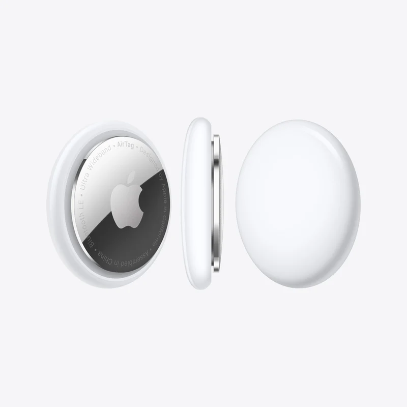 Apple AirTag 4er Pack NFC-Tag Bluetooth Tracker in Weiß & Silber
