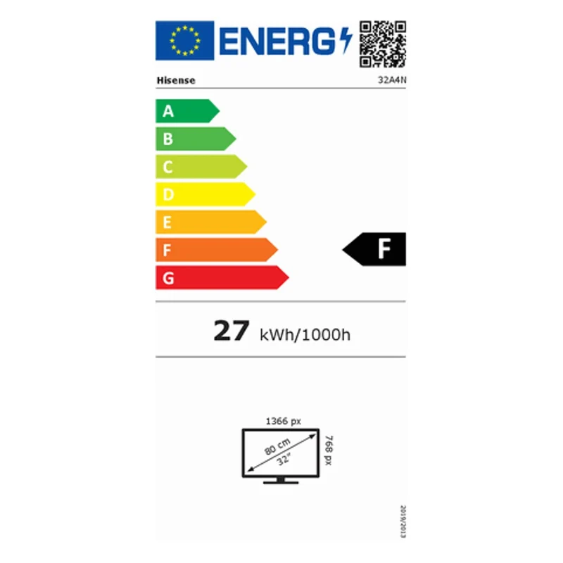 Hisense 32A4N Smart LED TV HD 32 Zoll Schwarz