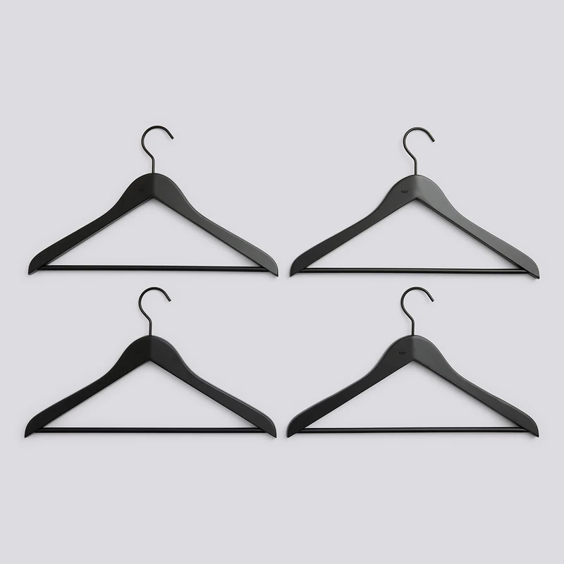 Hay Smooth Coat Hanger - Set of 4