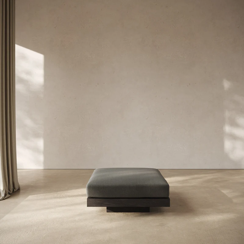 Serax Rudolph Ottoman with Cushion