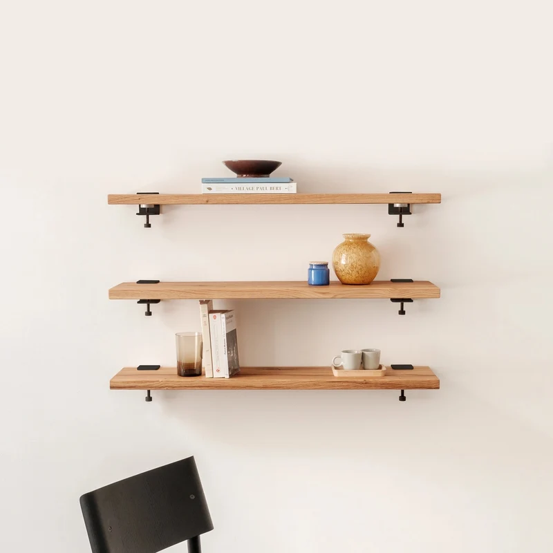Tiptoe Bracket Wall Shelf Set of 3