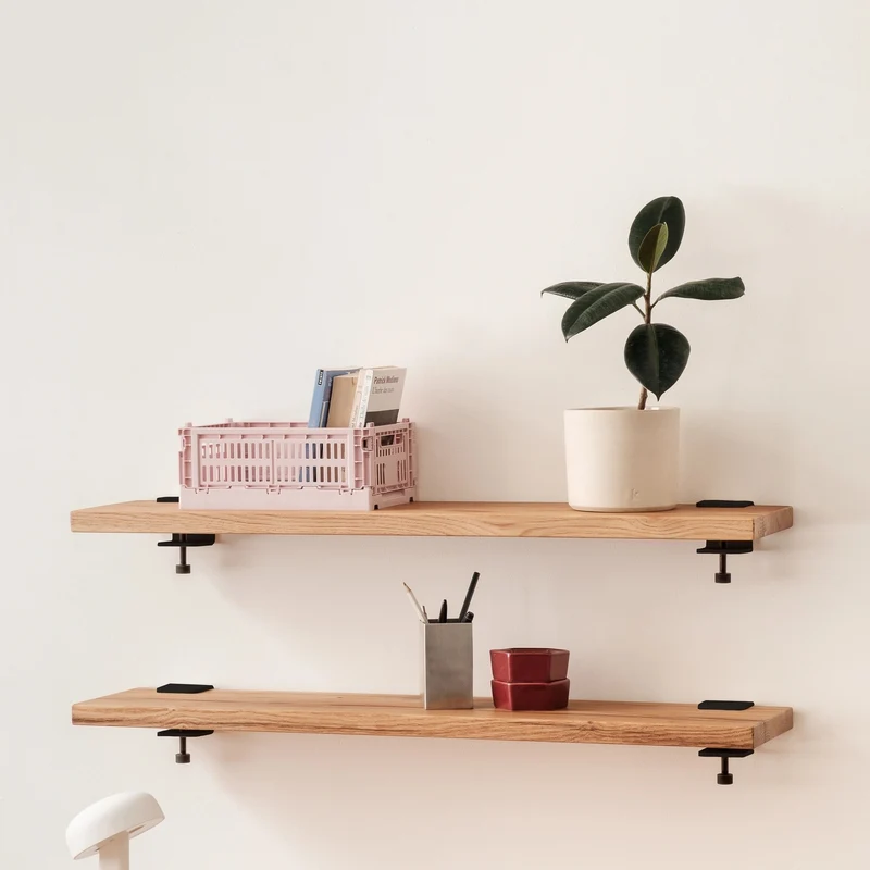 Tiptoe Bracket Wall Shelf Set of 3