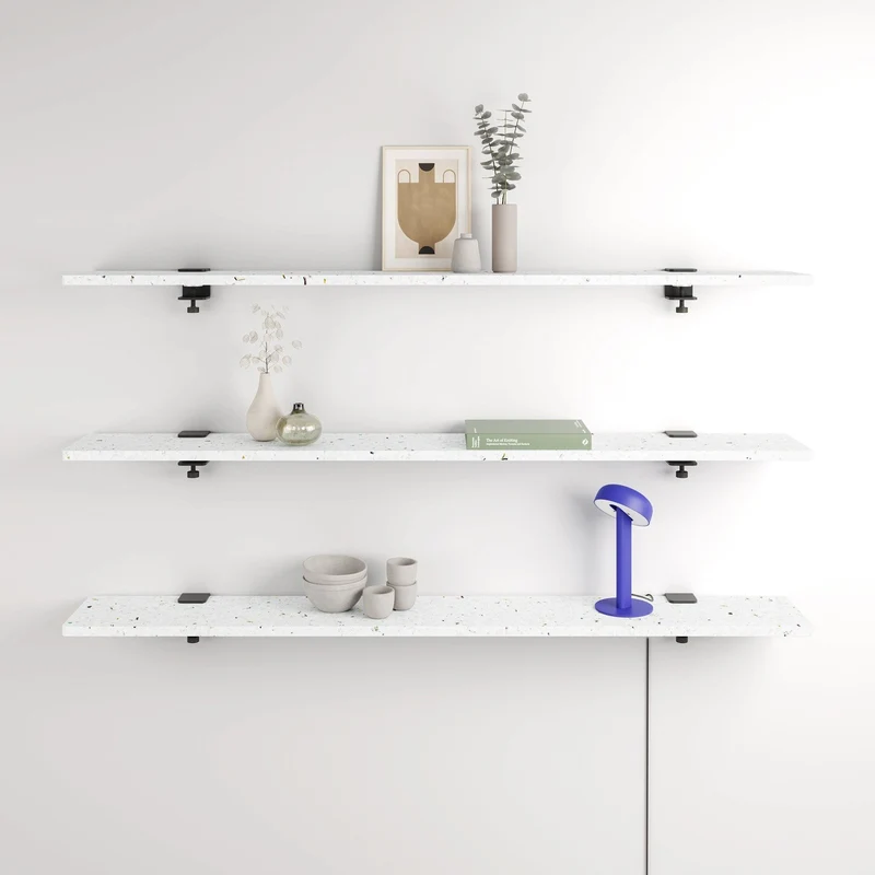 Tiptoe Bracket Wall Shelf Set of 3