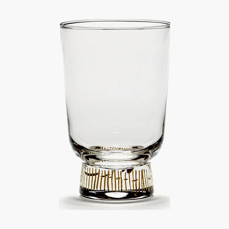 Serax Feast Glass Gold Stripes 33 cl