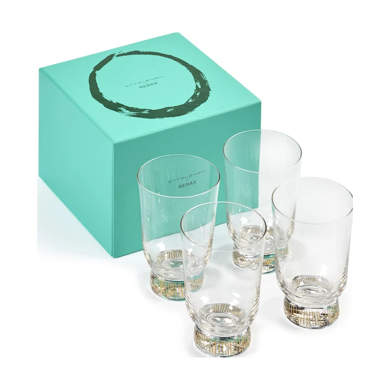 Serax Feast Glass Gold Stripes 33 cl