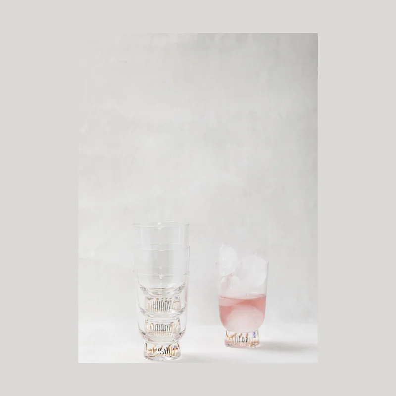 Serax Feast Glass Gold Stripes 33 cl