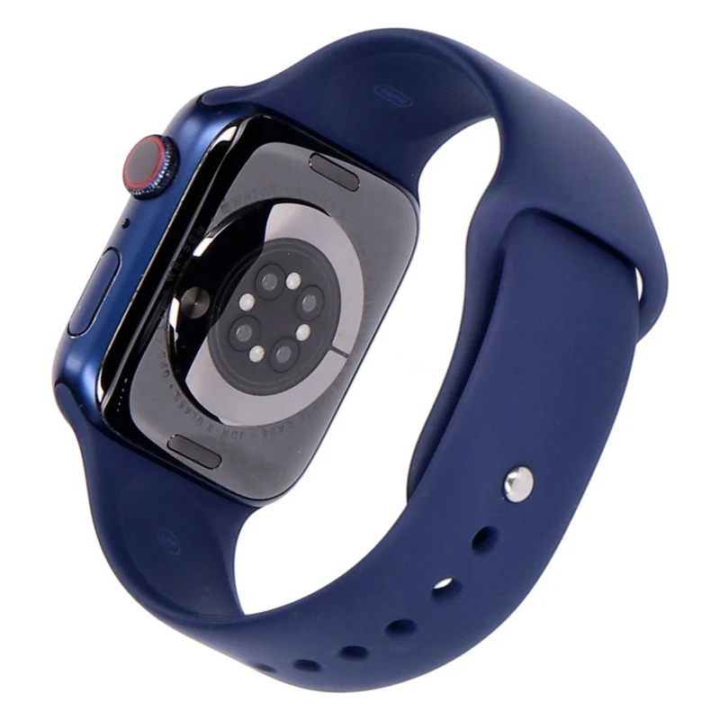 Apple Watch Series 6 44mm GPS + 4G Blau Aluminiumgehäuse mit Sportarmband Deep Navy