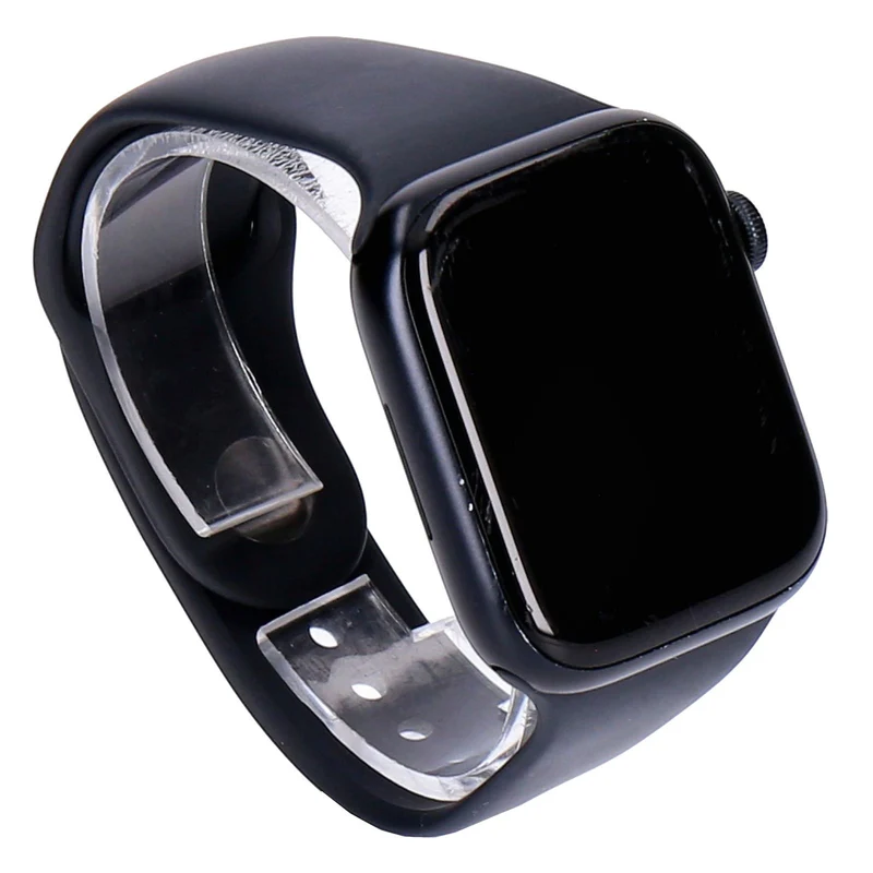 Apple Watch Series 9 45mm GPS Mitternacht Aluminiumgehäuse mit Sportarmband S/M