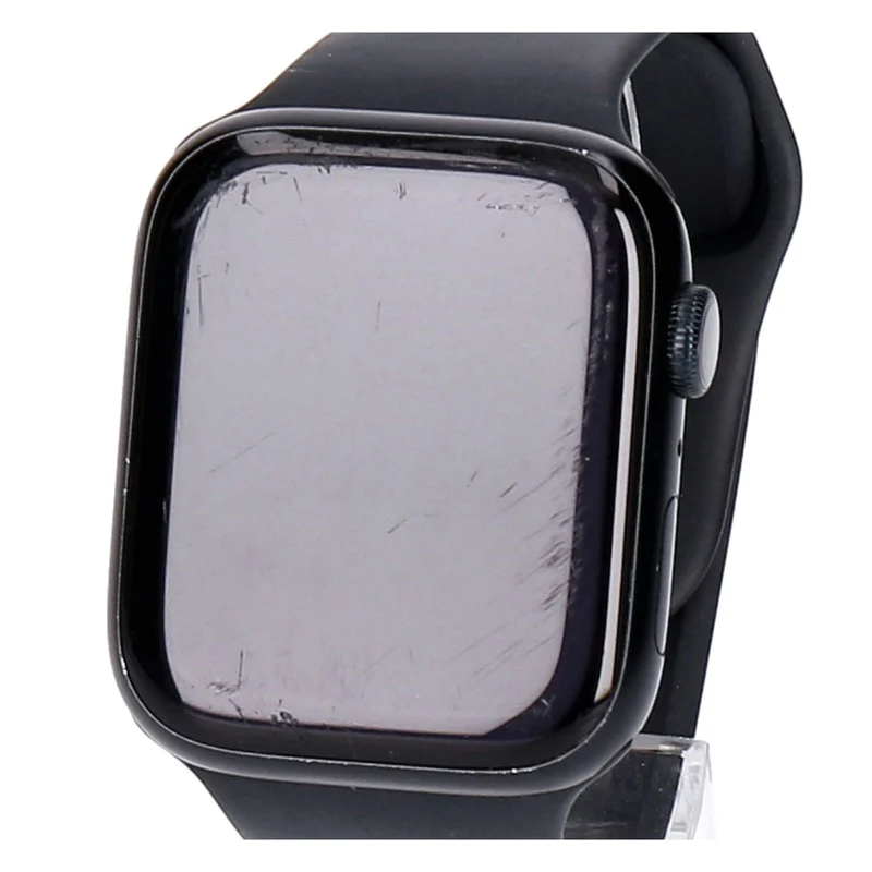 Apple Watch Series 9 45mm GPS Mitternacht Aluminiumgehäuse mit Sportarmband S/M