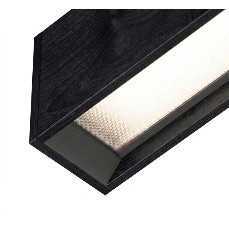 Tunto Curve - 2000 mm - Black / Black Pendant