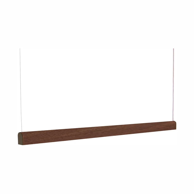 Tunto Curve - 1440 mm - Walnut / Black Pendant