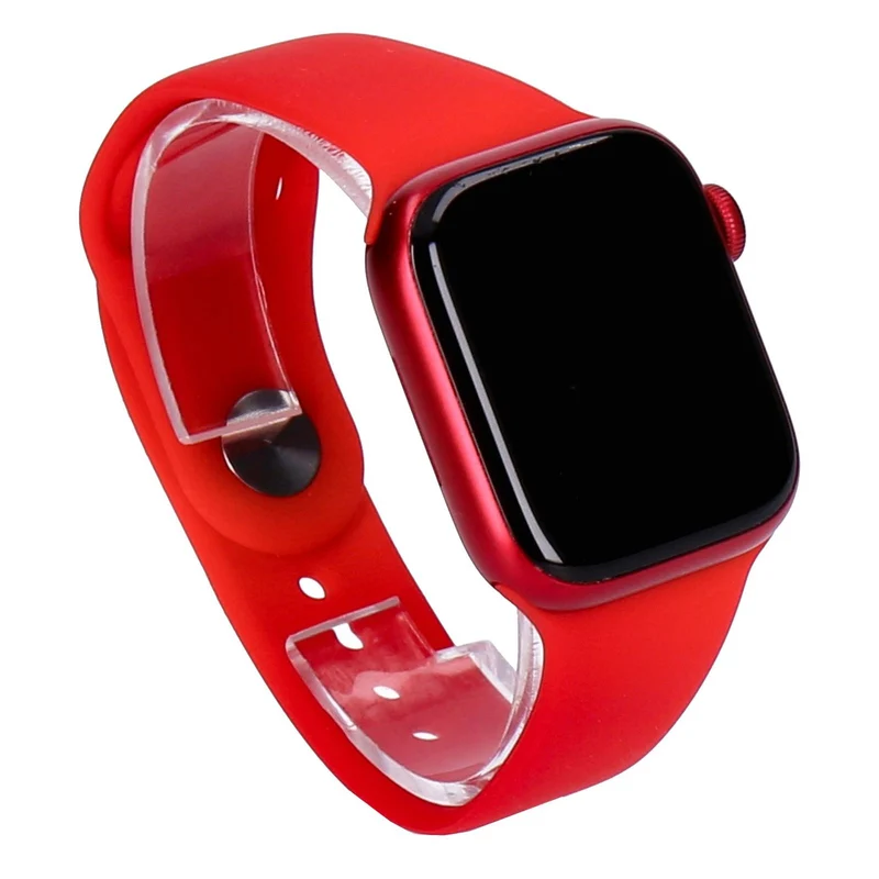 Apple Watch Series 9 41mm GPS + 4G Rot Aluminiumgehäuse mit Sportarmband Rot S/M