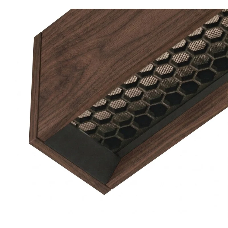 Tunto Square - 600 mm - Walnut Ceiling Light