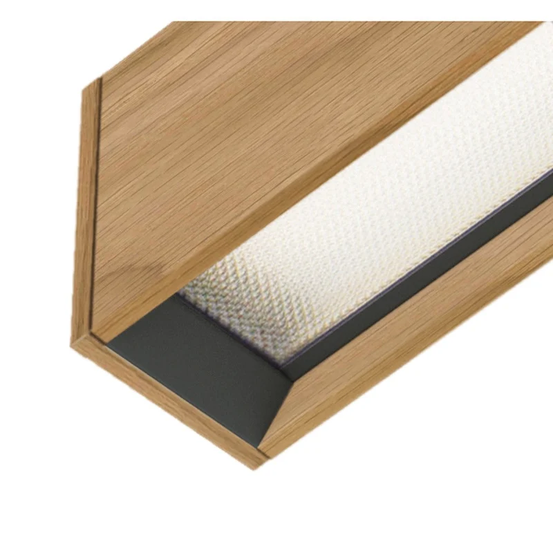 Tunto Square - 1160 mm - Oak Ceiling Light