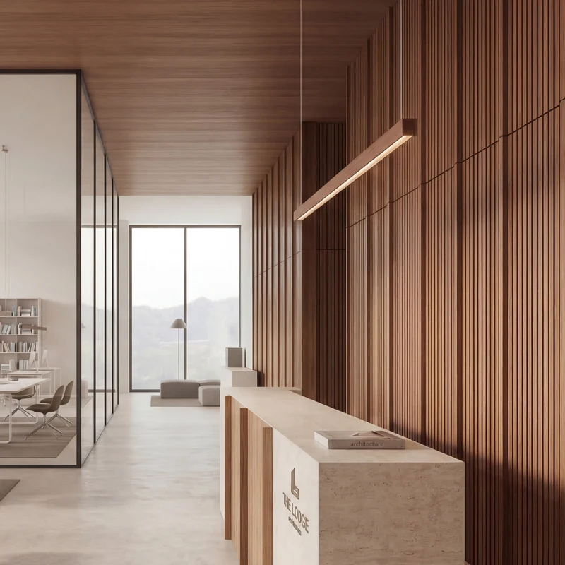 Tunto Square - 1160 mm - Walnut Pendant