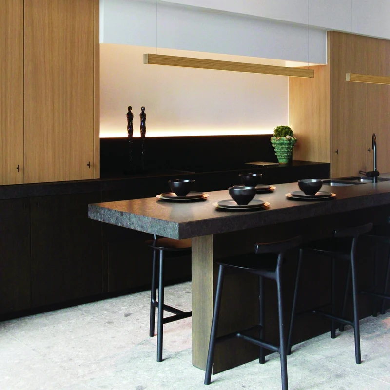 Tunto Square - 2000 mm - Oak Pendant