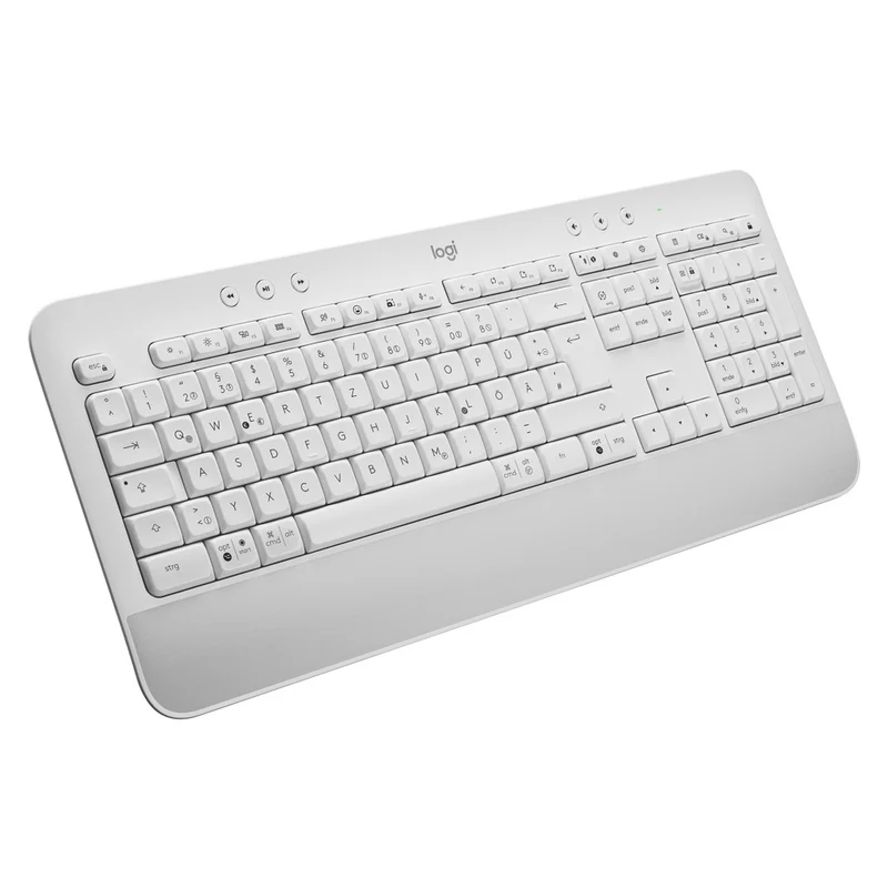 Logitech Signature K650 Bluetooth-Tastatur QWERTZ Deutsch Weiß