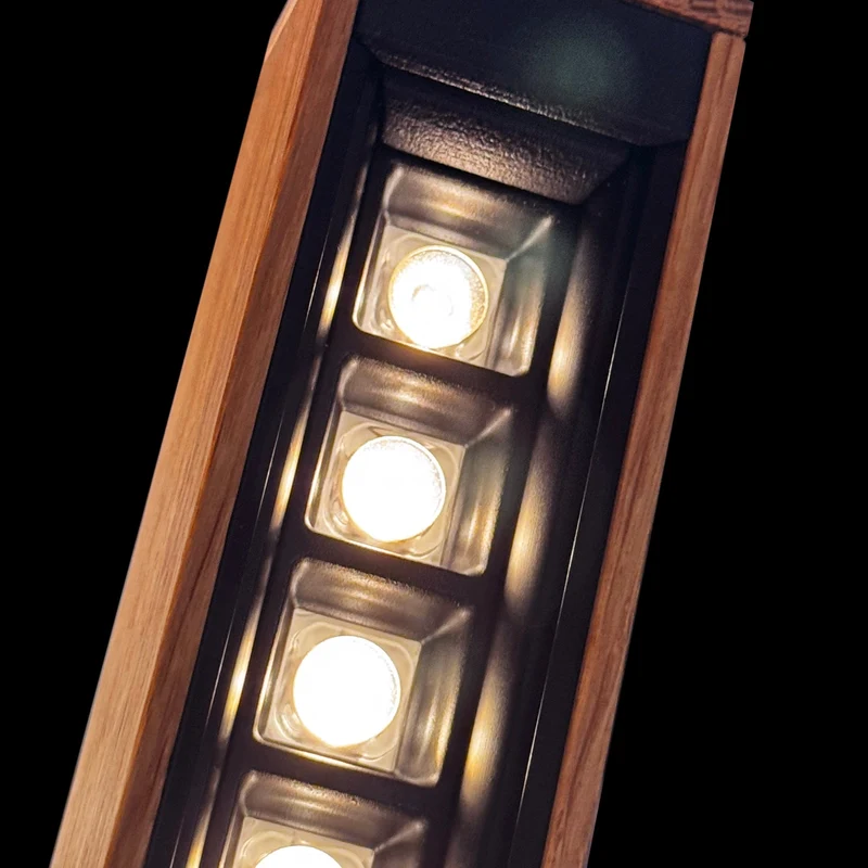 Tunto L 40 - 1720 mm - Black Stained Oak Pendant