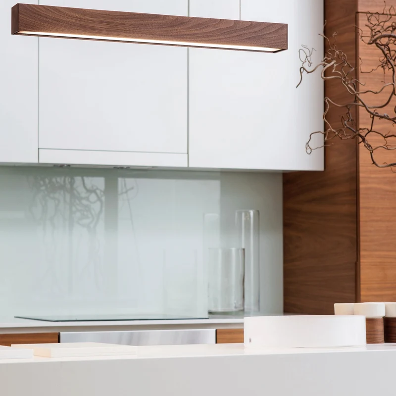 Tunto L 60 - 1160 mm - Oak / Gold Pendant