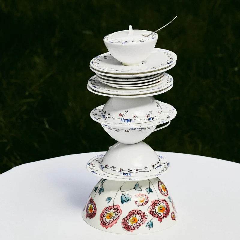 Serax Midnight Flowers Sugar Bowl