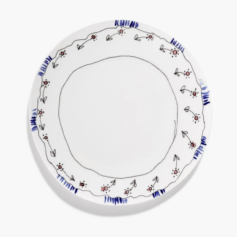Serax Midnight Flowers Starter Plate
