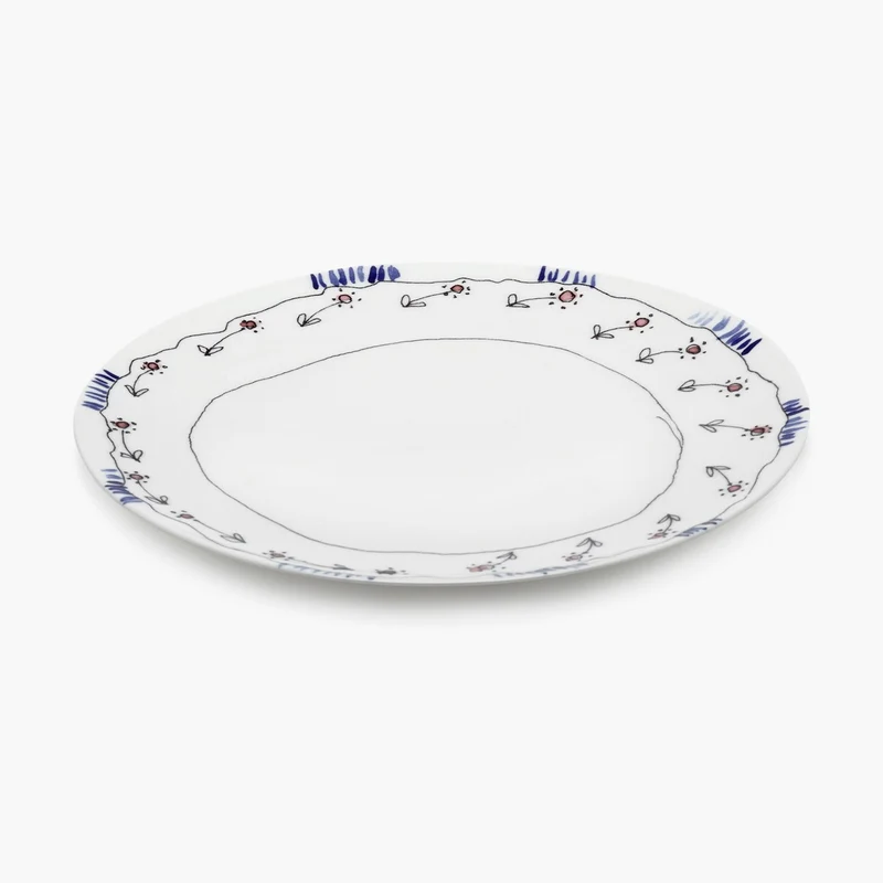 Serax Midnight Flowers Starter Plate