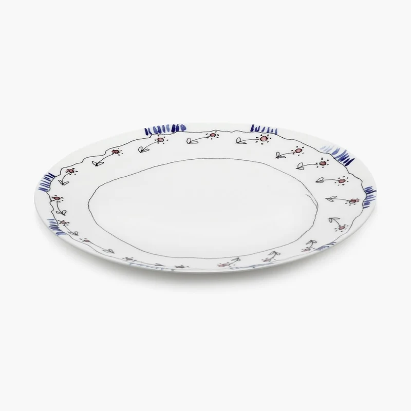 Serax Midnight Flowers Starter Plate