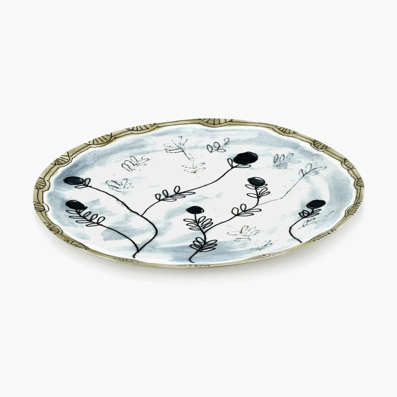 Serax Midnight Flowers Starter Plate