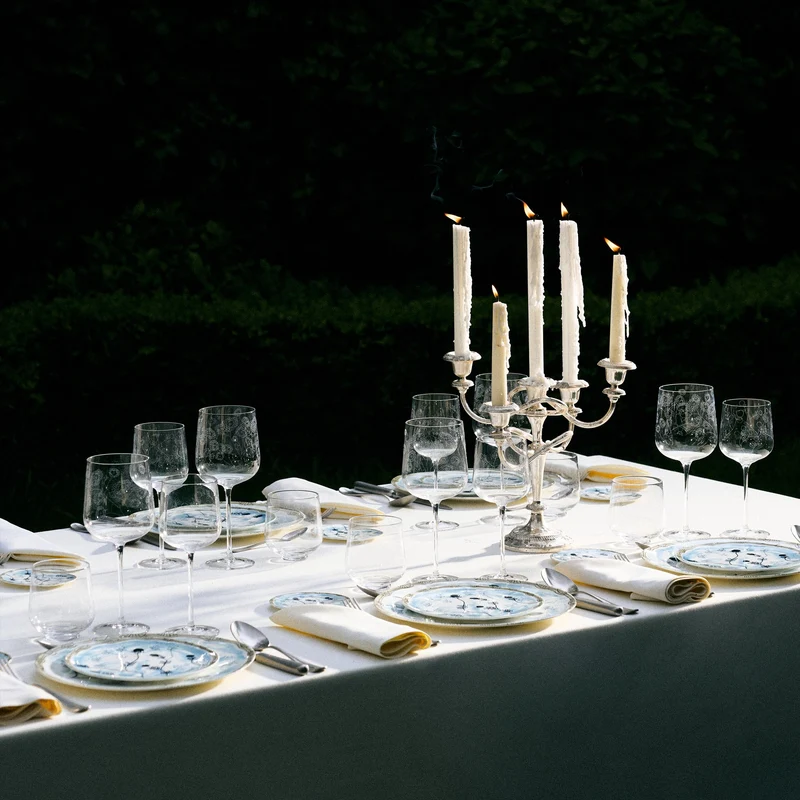 Serax Midnight Flowers Starter Plate