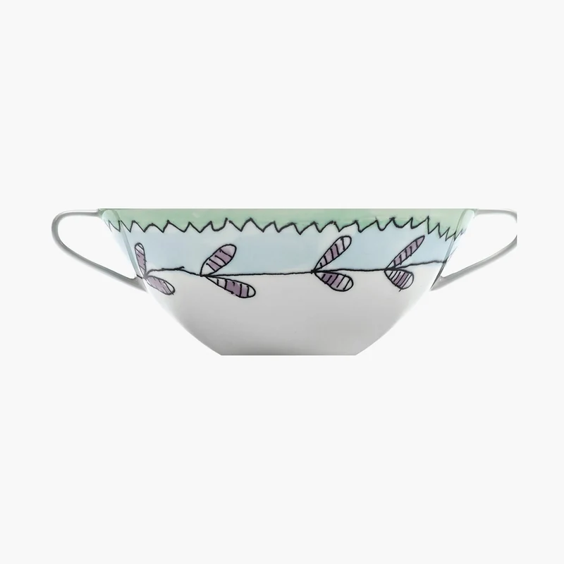 Serax Midnight Flowers Soup Bowl