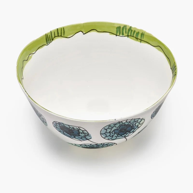Serax Midnight Flowers Serving Bowl