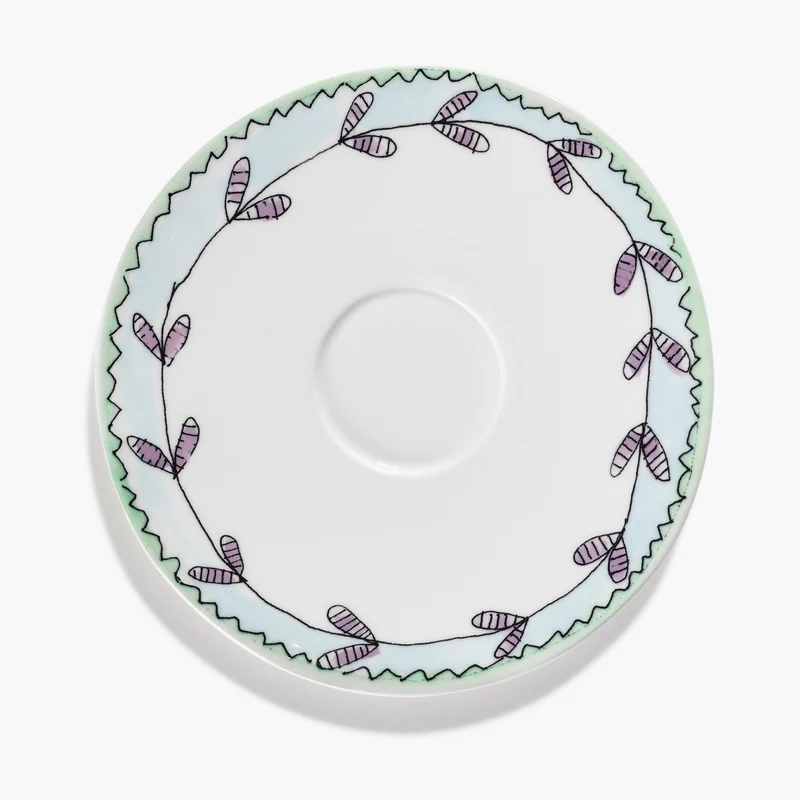 Serax Midnight Flowers Saucer Tea Cup