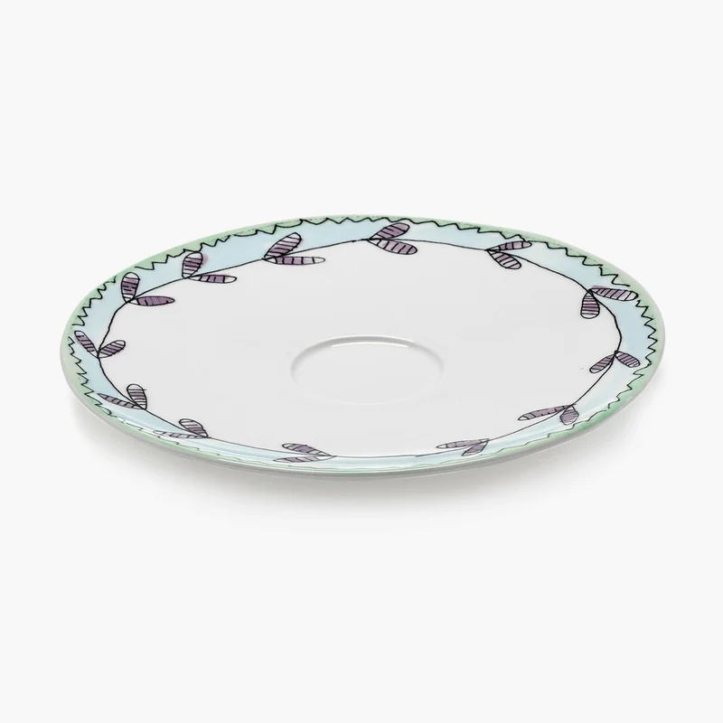 Serax Midnight Flowers Saucer Soup Bowl