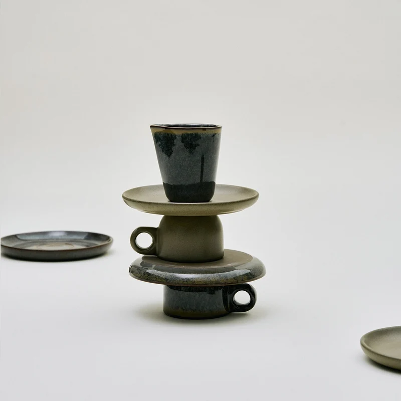 Serax Surface Coffee Cup with Saucer