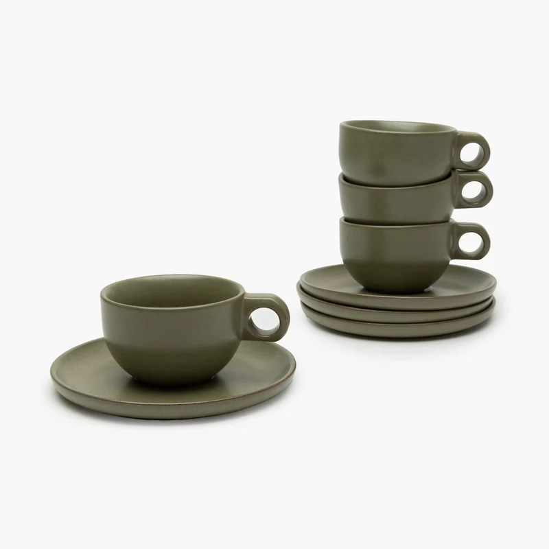 Serax Surface Cappuccino Cup with Saucer