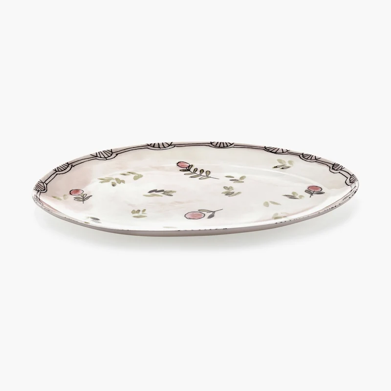 Serax Midnight Flowers Oval Plate °2