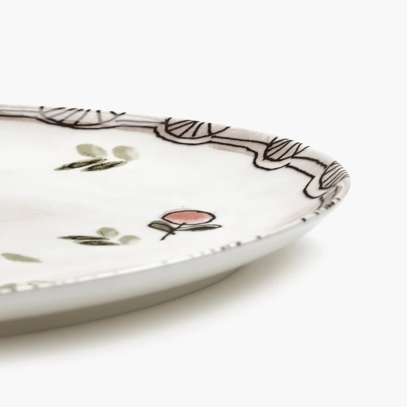 Serax Midnight Flowers Oval Plate °2
