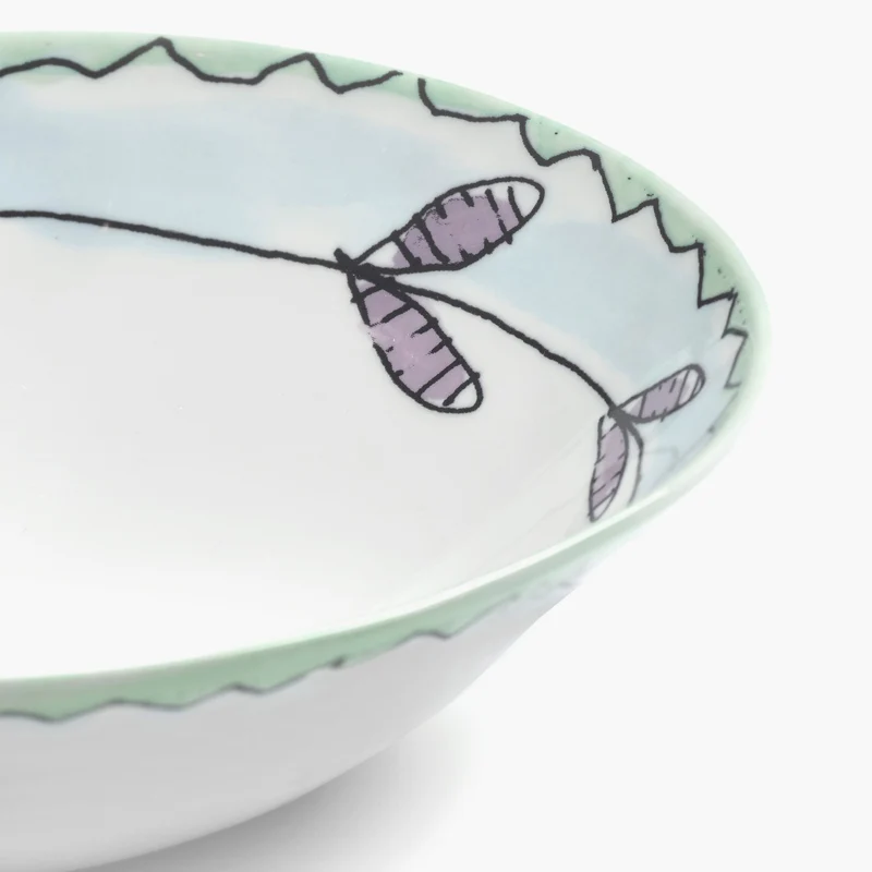 Serax Midnight Flowers Low Bowl