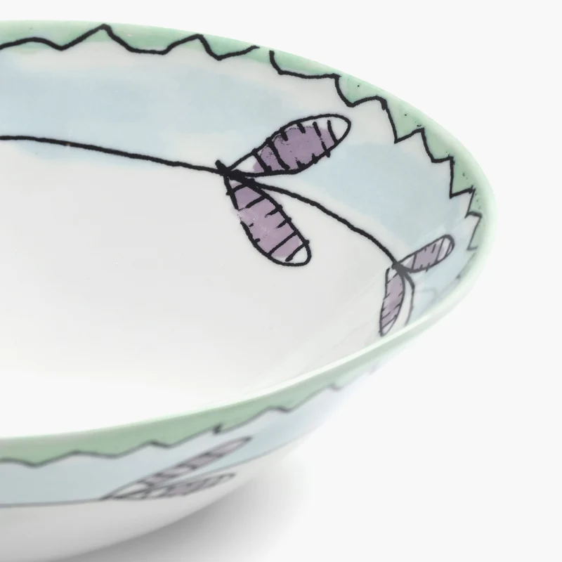 Serax Midnight Flowers Low Bowl