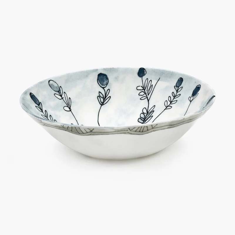 Serax Midnight Flowers Low Bowl