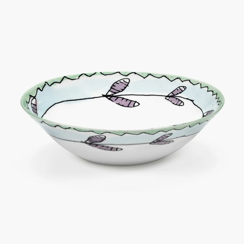 Serax Midnight Flowers Low Bowl