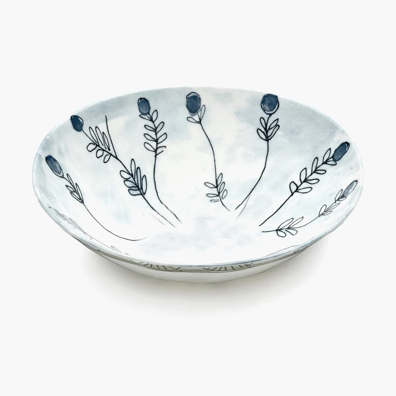 Serax Midnight Flowers Low Bowl