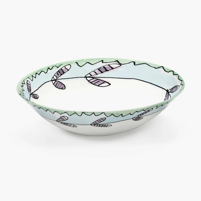 Serax Midnight Flowers Low Bowl