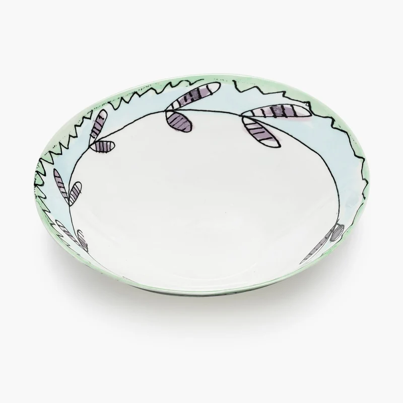 Serax Midnight Flowers Low Bowl