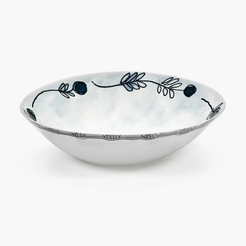 Serax Midnight Flowers Low Bowl